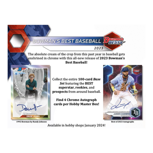 2023 Bowman's Best Baseball Hobby 8 Box Case