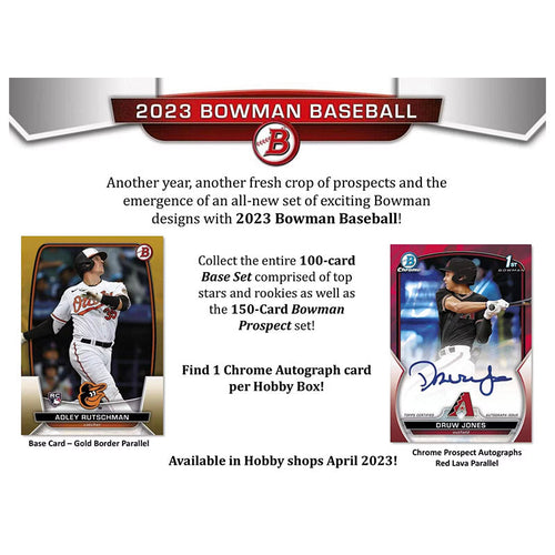 2023 Bowman Baseball Hobby Box