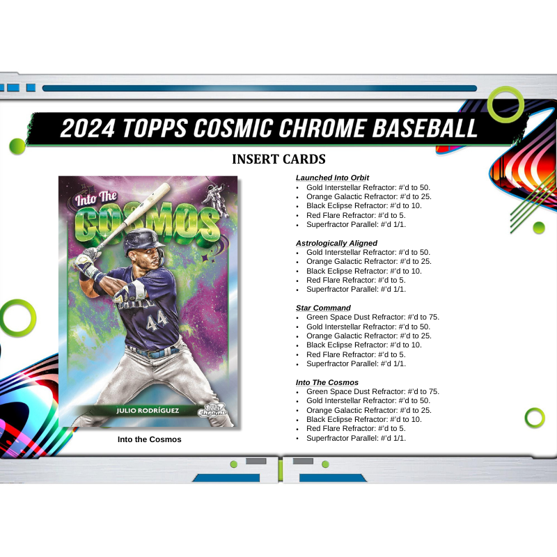2024 Topps Cosmic Chrome Baseball Hobby Box