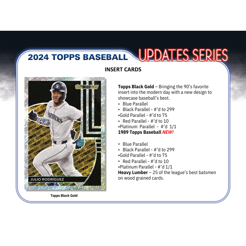 2024 Topps Update Series Baseball Hobby Box