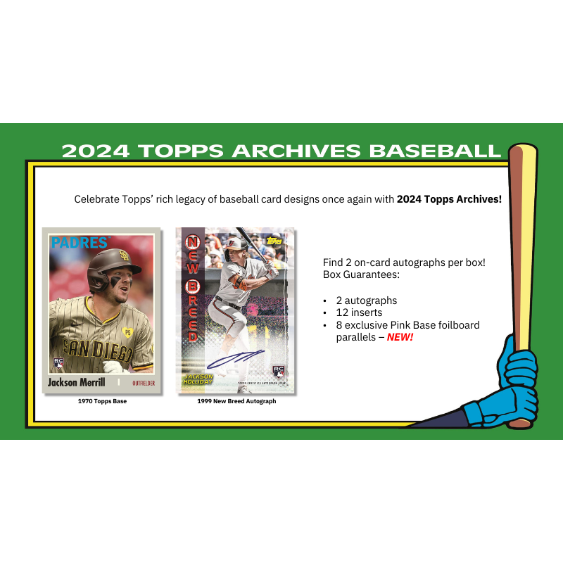 2024 Topps Archives Baseball Hobby Box