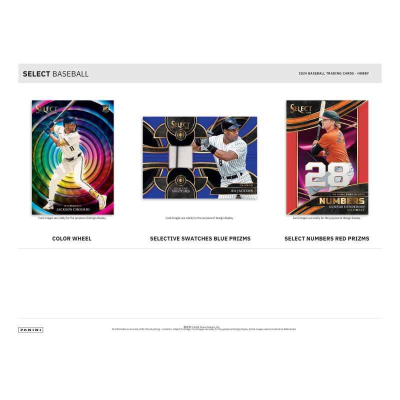 2024 Panini Select Baseball Hobby 12 Box Case