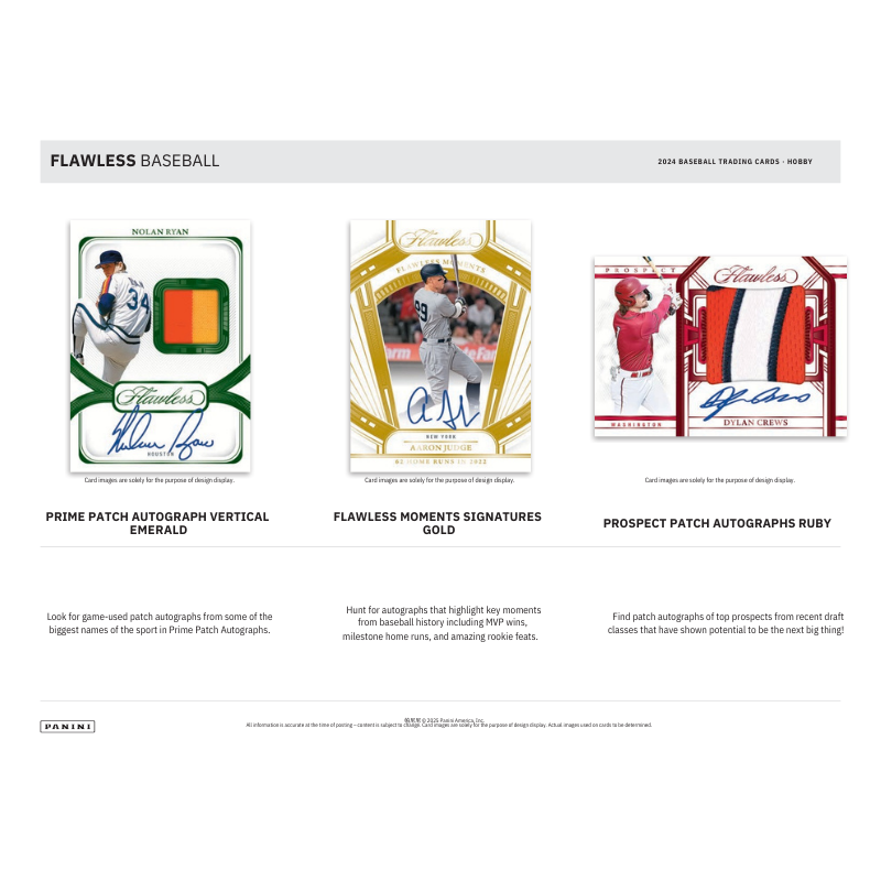 2024 Panini Flawless Baseball Hobby Box